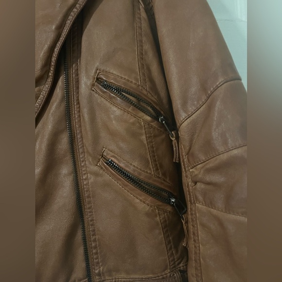Blu Pepper size small faux leather jacket. Great condition. - Picture 2 of 9
